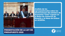 Presentación de la ley de presupuesto 2025