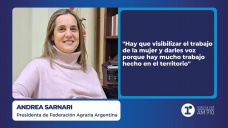Andrea Sarnari - Presidenta de Federación Agraria Argentina