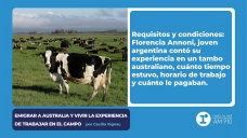 Emigrar a Australia y vivir la experiencia de trabajar en el campo - por Cecilia Vignau