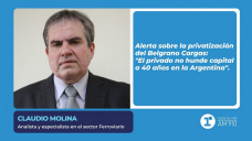 Claudio Molina - analista y especialista en el sector Ferroviario