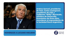 Homenaje a Luciano Miguens