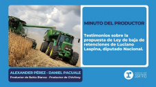 Minuto del productor: Alexander Pérez, productor de Bahía Blanca y Daniel Pacuale, productor de Chivilcoy