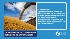 La Región Centro contra los derechos de exportación