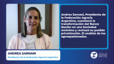 Andrea Sarnari – Presidenta de la Federación Agraria Argentina