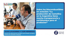 Juan Lavagnino y Yuri Herreras - Gerente de desarrollo de semillas Louis Dreyfus company y Gerente de Camelina Company