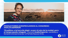 Productores agropecuarios al Congreso: Analía Esperón