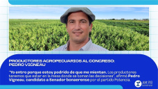 Productores agropecuarios al Congreso: Pedro Vigneau