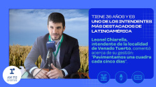 Tiene 36 años y es uno de los intendentes más destacados de Latinoamérica