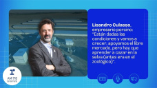 Lisandro Culasso, empresario porcino: “Están dadas las condiciones y vamos a crecer; apoyamos el libre mercado, pero hay que aprender a cazar en la selva (antes era en el zoológico)”.