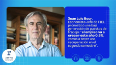 Juan Luis Bour, Economista Jefe de FIEL, pronosticó una baja generación de puestos de trabajo: “el empleo va a crecer este año 0,3%, vamos a tener una recuperación en el segundo semestre”.
