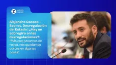 Alejandro Cacace – Secret. Desregulación del Estado | ¿Hay un sobregiro en las desregulaciones?: 