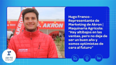 Hugo Franco - Representante de Marketing de Akron | Maquinaria Agrícola: “Hay altibajos en las ventas, pero no deja de ser un buen año y somos optimistas de cara al futuro”