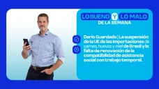 Darío Guardado | La suspensión de la UE de las importaciones de carnes, huevos y miel de Brasil y la falta de renovación de la compatibilidad de asistencia social con trabajo temporal.