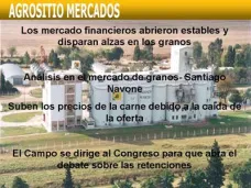 AM TV: Los granos suben gracias a la estabilidad de las finanzas. Cae la oferta y sube la carne