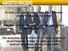 AM TV: El Campo se juega en el Congreso. Le faltan 19 votos para dar quórum al proyecto de retenciones