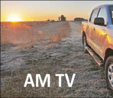 AM TV: Heladas intensas cercanas a los 7º C bajo cero en el sudeste de Córdoba