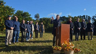 Macri, acompañado por Buryaile anunció inversiones para la citricultura