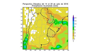 Informe climático semanal;  por Ing. Agr. Eduardo Sierra