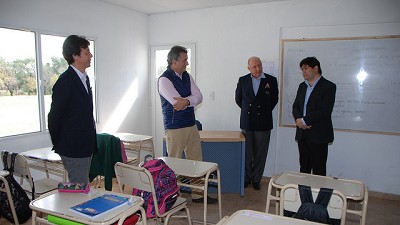 Mitsubishi donó un aula al colegio agropecuario de Realicó de la Fundación Sociedad Rural Argentina