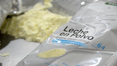 Se distribuyeron 12 mil toneladas para la exportación de lácteos a Venezuela y Colombia 