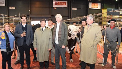 Sarquís en la Rural de Palermo, sobre ganadería, trigo, semillas y lechería