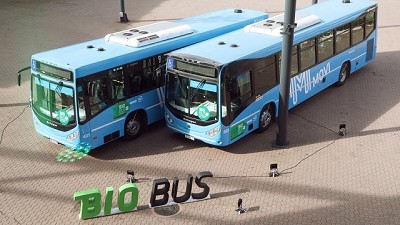 Dos colectivos funcionan con biodiésel puro desde hace dos meses en Rosario