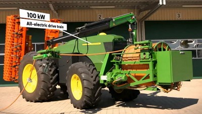 Los vehículos eléctricos tienen su futuro en el agro y la construcción