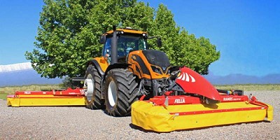 Valtra incorporó dos segadoras combinadas de la marca Fella