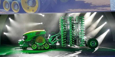 John Deere lanzó un nuevo concepto de tractor autónomo y eléctrico
