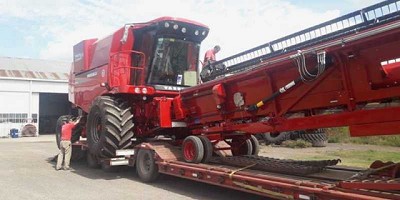 Vassalli inició el programa bianual de producción de cosechadoras