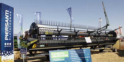 Piersanti obtuvo la patente por el cabezal hilerador H3502