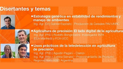 Manejo por ambientes, agricultura digital y uso de sensores serán los ejes del próximo webinar de KWS