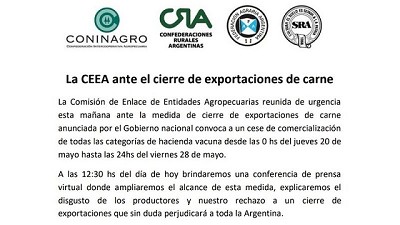 Hay paro agropecuario