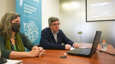 El ministro Rodríguez se reunió con la cadena bonaerense de legumbres
