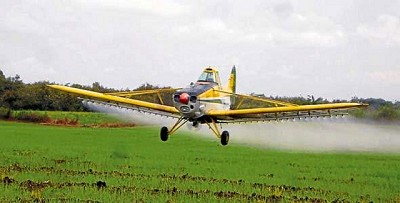 En la zona núcleo la aplicación aérea bajó más de un 70%