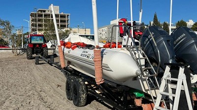 Como pez en el agua: un Farmall Case IH se luce en la Patagonia argentina