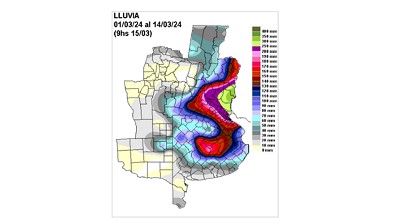 Las lluvias liberan el centro este  – CCA/Agrositio