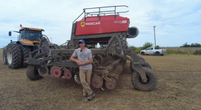 Cómo sembrar 180 hectáreas de cuatro lotes en menos de 30 horas