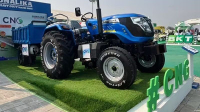 Biogás: Sonalika presentó un tractor a CBG
