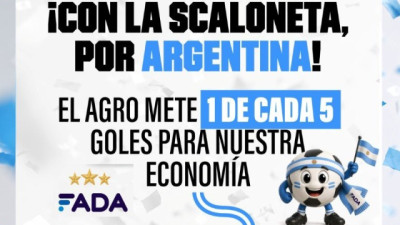¡Con la Scaloneta, por Argentina!: el agro mete 1 de cada 5 goles para nuestra economía