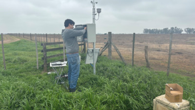 Carlos Tejedor y su 1° estación Agrometeorológica, uniendo la ciencia con la producción