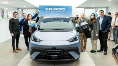 BYD marca un nuevo hito en Argentina: alcanza las 10.000 unidades vendidas